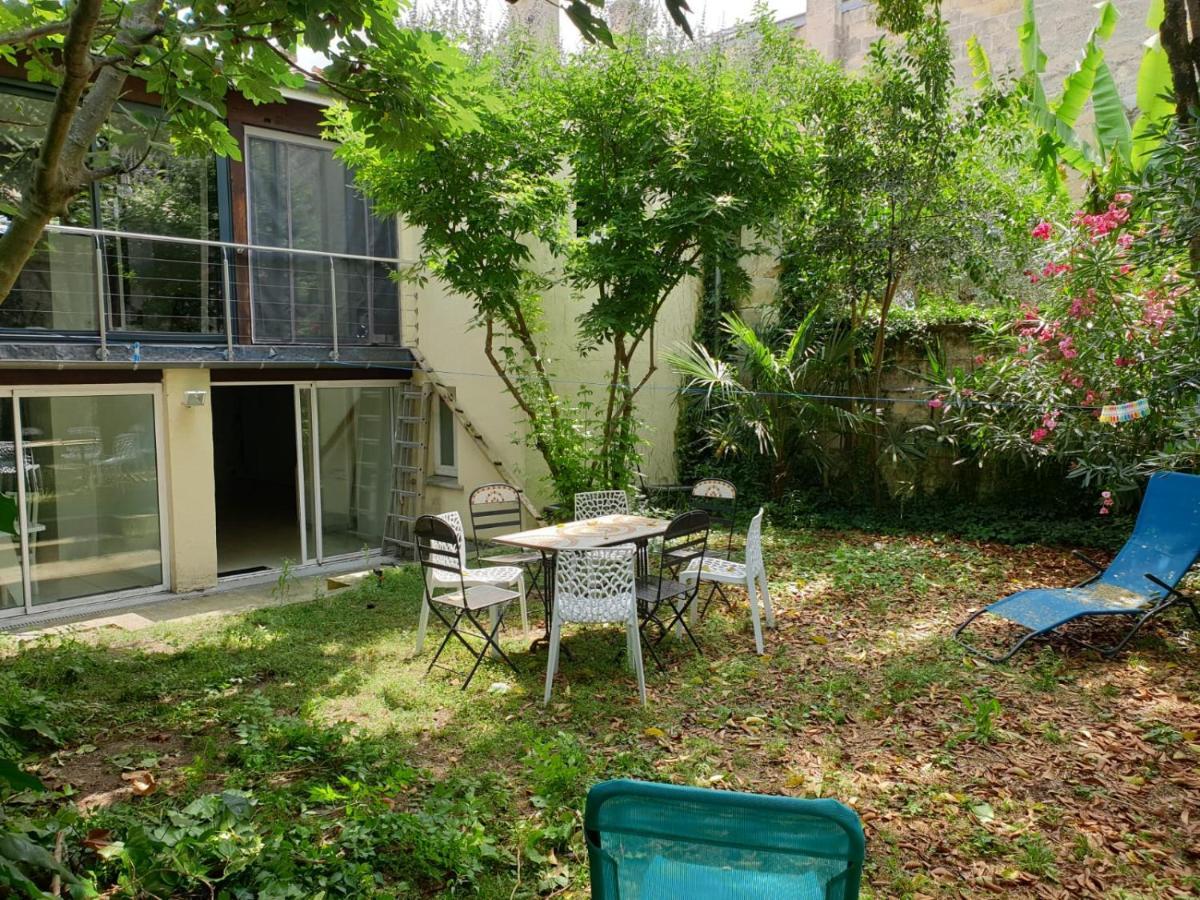 Maison 150M2 Avec Jardin A Louer En Entier, Bordeaux Centre Chartrons, 3 Chambres 3 Salles De Bains 1 Canape-Lit Extérieur photo
